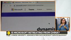 Microsoft abruptly halts services for Chinese clients News Clip