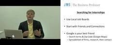 Searching for Internships Instructional Video