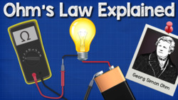 Ohms Law Explained - The Basics Circuit Theory Instructional Video