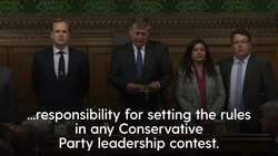 How does a Tory Party leadership contest work? News Clip