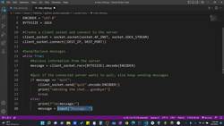The Art of Doing - Python Network Applications with Sockets - Basic Two-Way Chat Part 2 - Enabling the Chat Instructional Video
