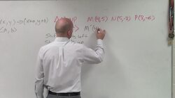 Shifting a triangle using a transformation vector Instructional Video