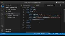 Express Framework Mastery: From Beginner to Advanced with Node.js - Building a Website with Form Data with Express.js Instructional Video