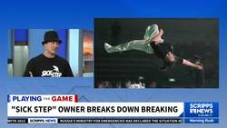 Morning Rush's Jay Strubberg learns some breaking moves News Clip