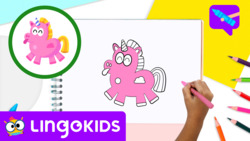 How to draw a Unicorn Instructional Video