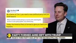 Elon Musk forms ‘America party', says we live in one-party system News Clip
