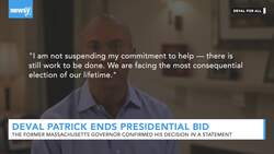 Deval Patrick Ends 2020 Presidential Bid News Clip