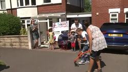 Captain Tobias Weller completing his marathon charity walk News Clip