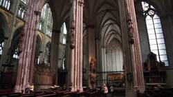 Germany, Cologne, Cathedral - transpet Stock Footage