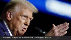 Trump threatens to use ‘economic force’ to annex Canada News Clip