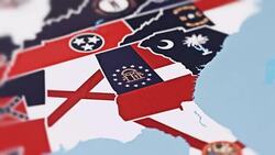 Georgia from USA States Stock Footage