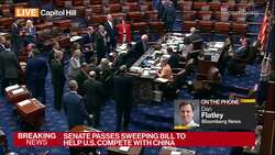Senate Passes Sweeping Bill to Help U.S. Compete With China News Clip