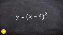 Graphing a quadratic with a horizontal shift Instructional Video