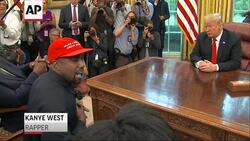 Trump, Kanye meet in Oval Office spectacle News Clip