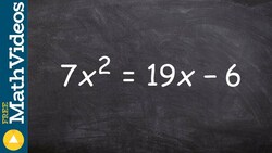 How to solve a trinomial when a is not one and there are no solutions Instructional Video