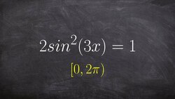 Solve the trigonometric equation with triple angle Instructional Video