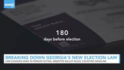 A Breakdown Of Georgia's New 'Election Integrity' Law News Clip