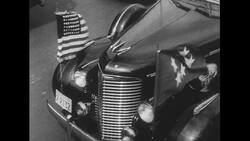 United States, 1950s: Douglas MacArthur in Senate Chamber Stock Footage