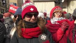 Montrealers rally against Trump policies on International Women's Day News Clip