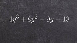 Learn how to factor a polynomial with four terms by grouping Instructional Video