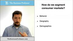 Segmenting Consumer Markets: Factors to Consider Instructional Video