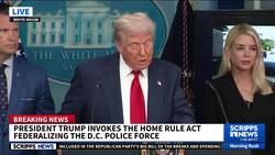 Trump places DC police under federal control, activates National Guard amid crime concerns News Clip
