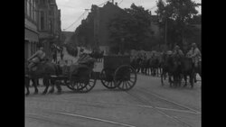 French soldiers leave Essen, Germany, as French military evacuates the Ruhr Valley News Clip