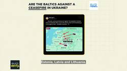Fact check: The Baltics aren't against a ceasefire in Ukraine News Clip