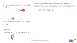 Work Done by a Force and Power Generated: A Physics Problem Solved Instructional Video