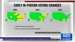 Early voting starts in three states News Clip