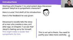 'Jekyll and Hyde': writing introductions and conclusions Instructional Video
