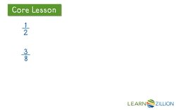 Comparing Fractions with Different Numerators and Denominators Using Multiplication Instructional Video