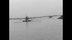 Wolfgang Von Gronau arrives at Montreal port in flying boat News Clip