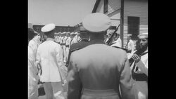 President Harry S Truman in Connecticut at first nuclear sub dedication News Clip