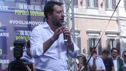 Salvini leads populist demo at Rome parliament Instructional Video