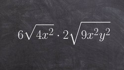 Math tutorial for finding product of two radical expressions Instructional Video