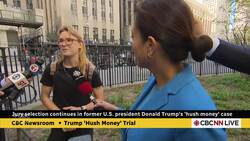 The search is on for unbiased jurors in Trump's trial News Clip