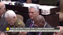Sanctions on Cuban President over crackdown on 2021 anti-govt protests in Cuba News Clip