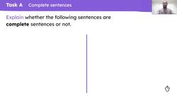 Writing complete sentences and correcting sentence fragments Instructional Video