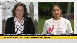 Canadians Kovrig and Spavor detained in China for 1,000 days News Clip