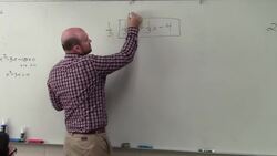 Factoring a trinomial by first factoring out a fraction Instructional Video