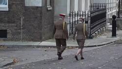 Armed Forces chiefs leave Downing Street after stocktake meeting News Clip