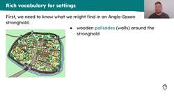 Generating vocabulary for the build-up of ‘Beowulf and the dragon’ Instructional Video