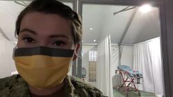 Nurse: 'Humbled' to work on US Navy ship Comfort News Clip