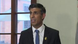 CLEAN : UK prime minister Sunak condemns Russia's "barbaric" bombing of Ukrainian civilians News Clip