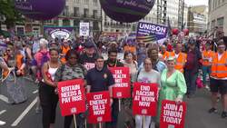 Thousands expected at protest to call for help with cost-of-living crisis News Clip