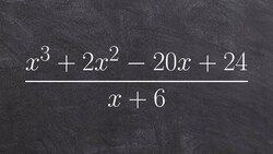 Using long division to divide two polynomials then determine the remaining zeros from quot Instructional Video
