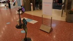 Coronavirus-fighting robots in a Bangkok shopping mall News Clip