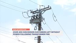Hundreds of New Rochelle residents experience power outage following transformer fire News Clip