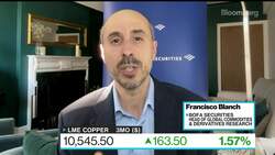Copper Could Hit $20,000 a Ton, Says BofA's Blanch News Clip